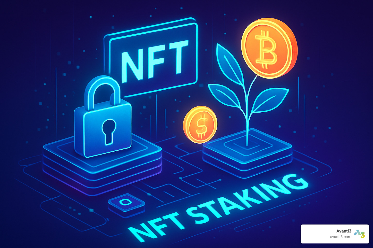 NFT staking rewards