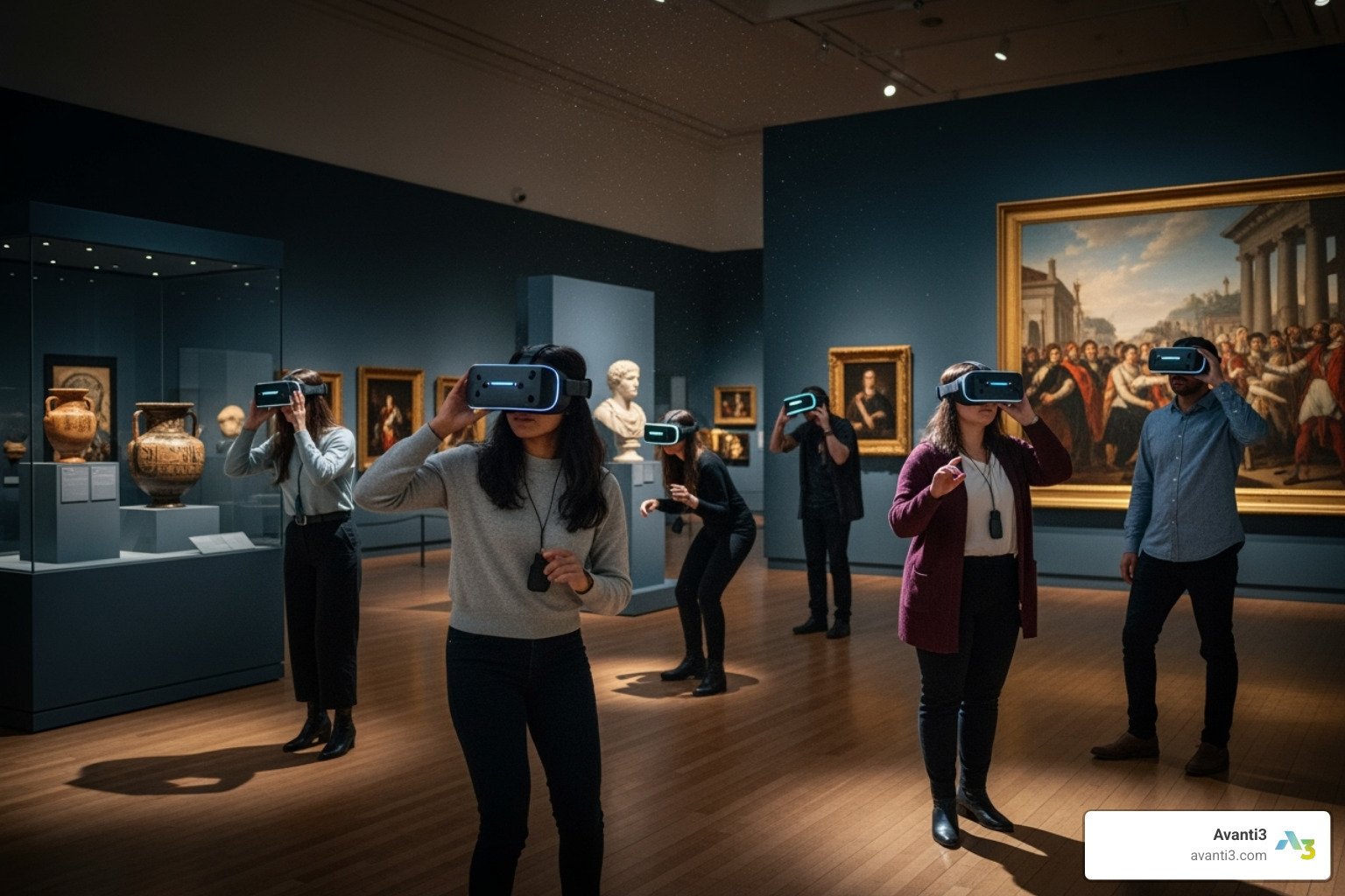 virtual reality technology and museum exhibit