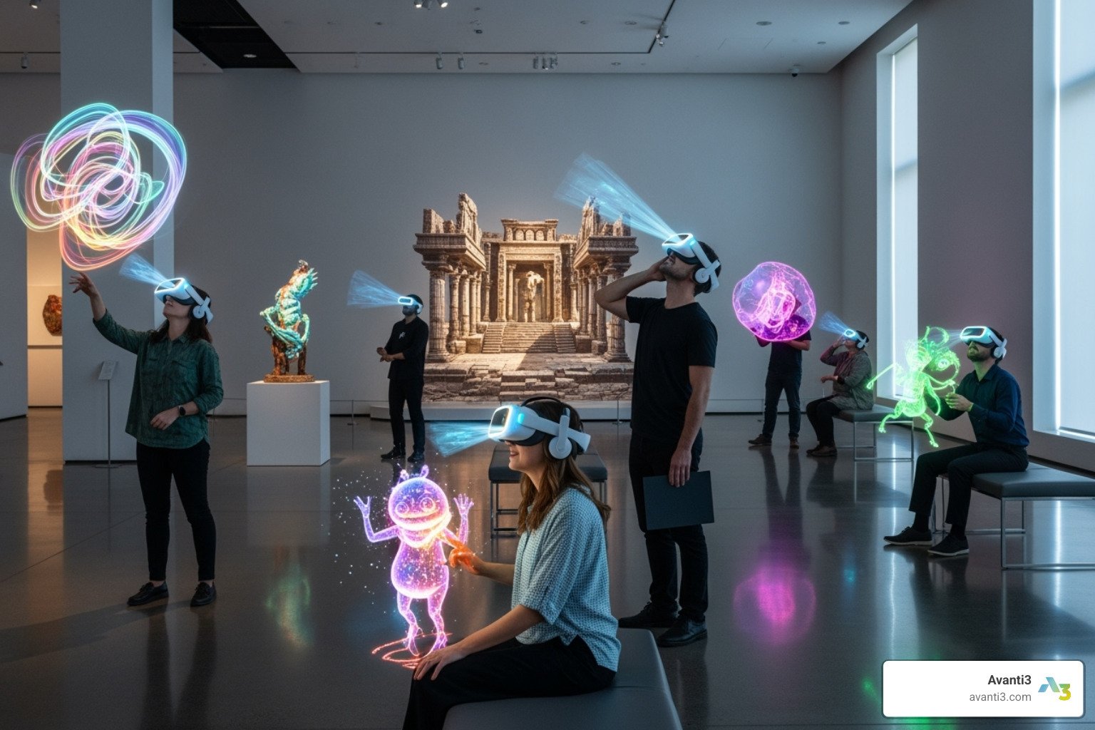 how can virtual reality be used in exhibitions