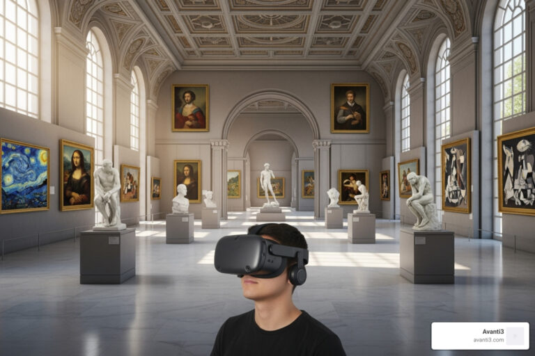 virtual reality art exhibitions and masterpieces