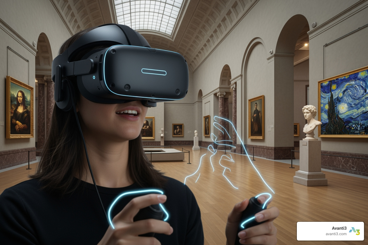 Virtual reality museum tours