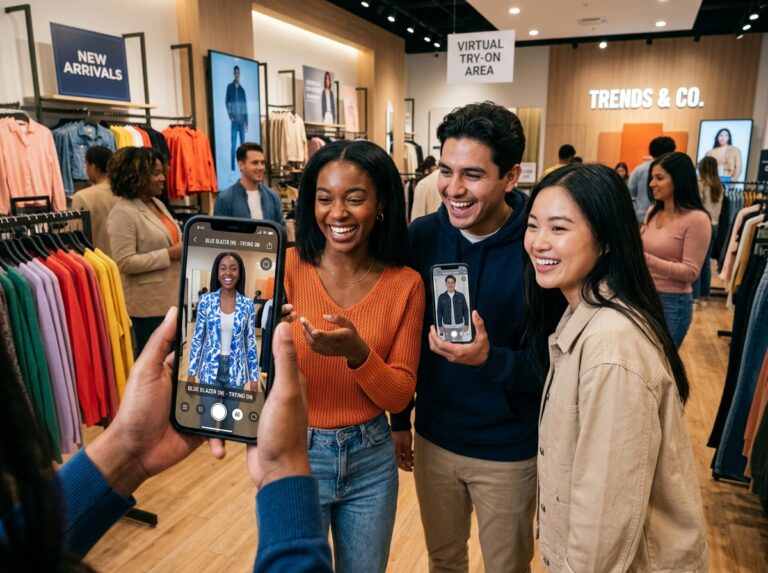 augmented reality platforms for virtual fitting rooms