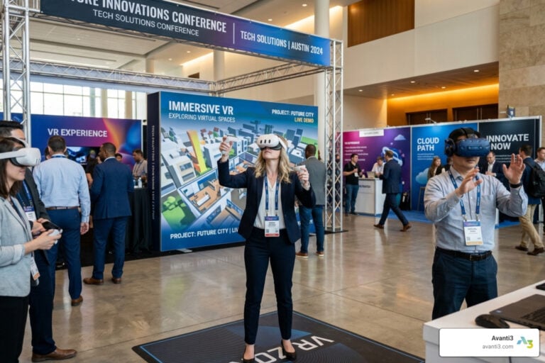 virtual reality exhibits for conferences