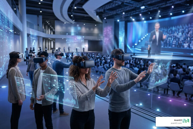 Metaverse virtual events