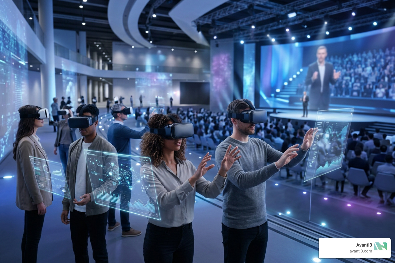 Metaverse virtual events