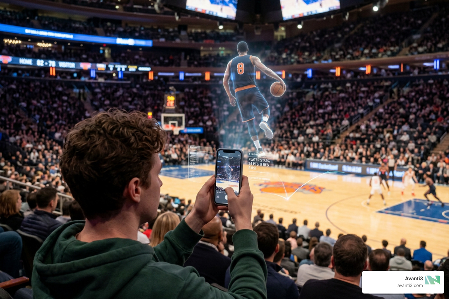 augmented reality fan interactions